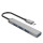 Hub USB Orico USB-C - 1x USB-A 3.0, 3x USB-A 2.0 - szary